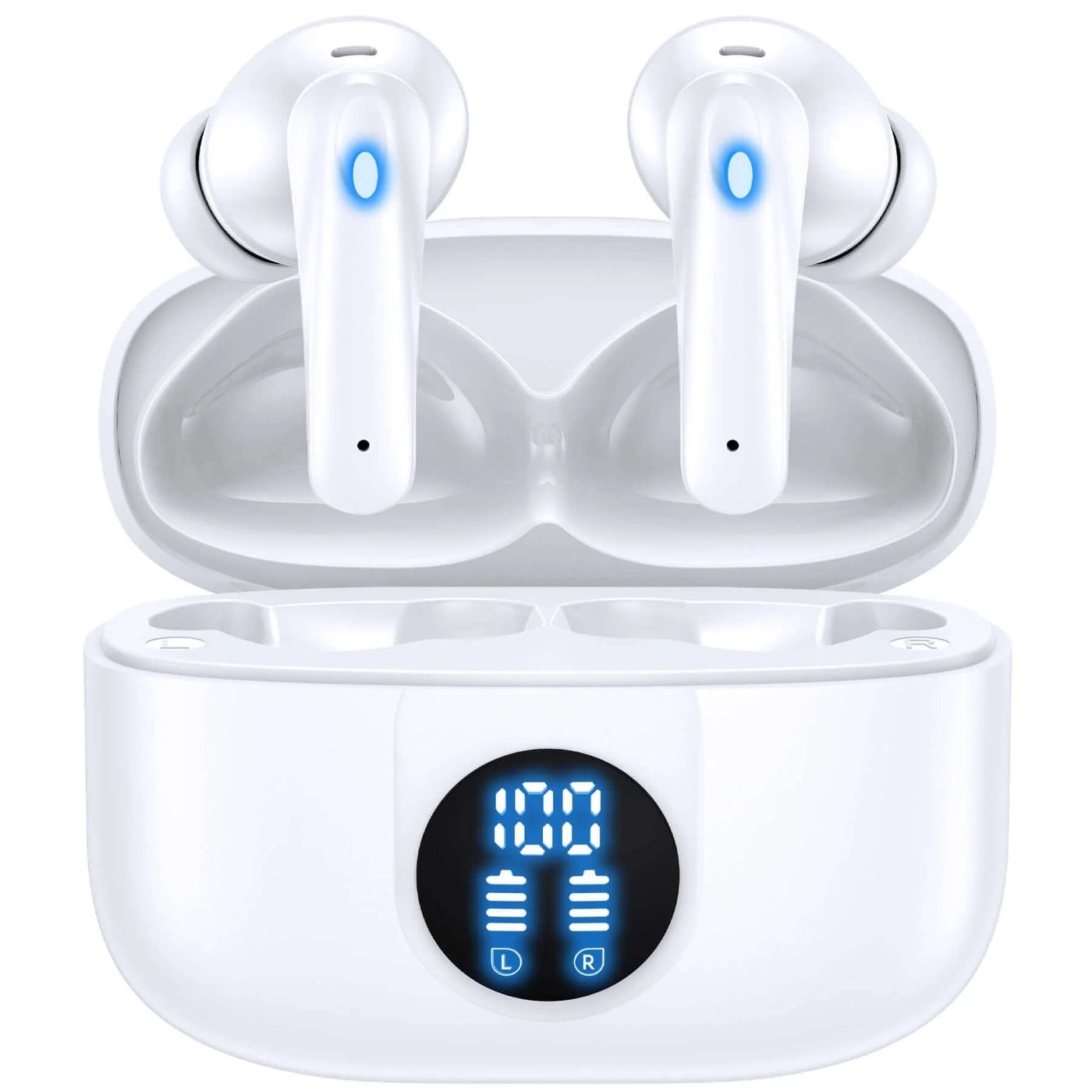 NevoMart Waterproof Wireless Earbuds with LED Display