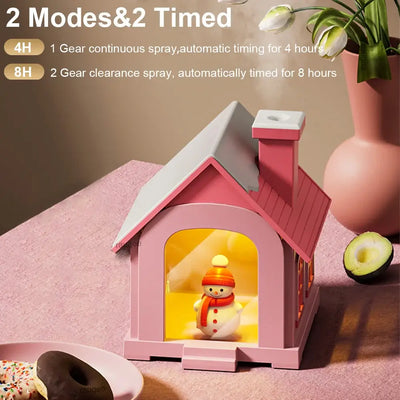 NevoMart 500ml USB Air Humidifier with LED Light for Bedroom and Office