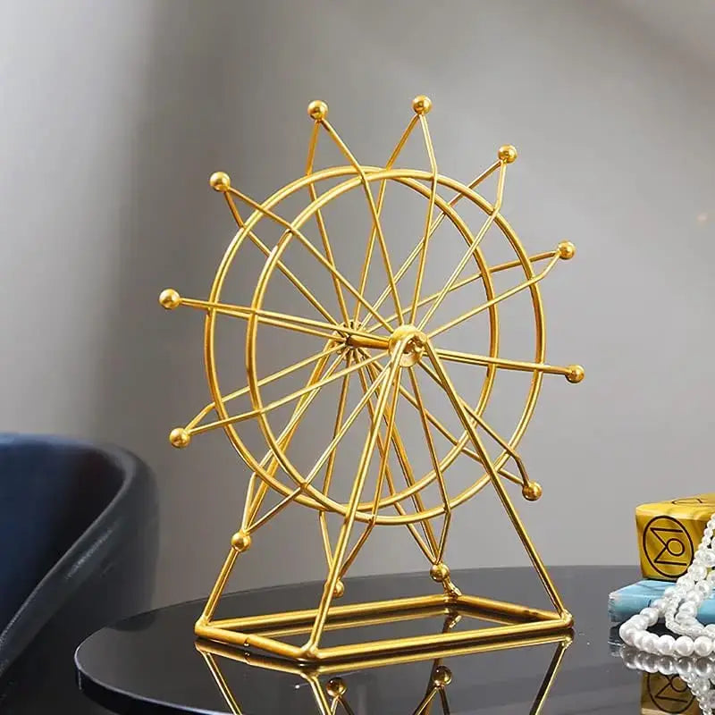 NevoMart Golden Ferris Wheel Home Decor Ornament