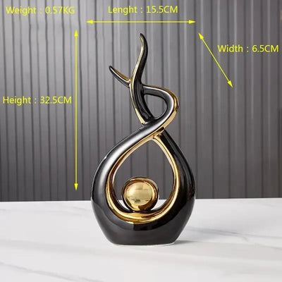 NevoMart Ceramic Feng Shui Figurine for Living Room