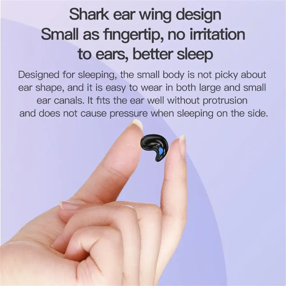 NevoMart Waterproof Bluetooth 5.4 Sleep Headset with Watch Strap Remote Control Mini Earphones