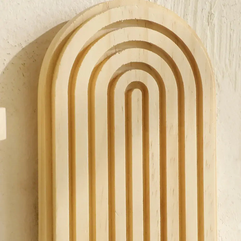 NevoMart Boho Wooden Wall Shelves – Modern Decor