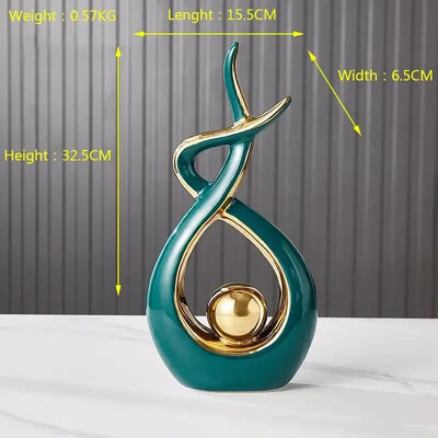 NevoMart Ceramic Feng Shui Figurine for Living Room