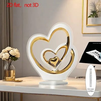 NevoMart Heart-Shaped Modern Minimalist Decor Accent