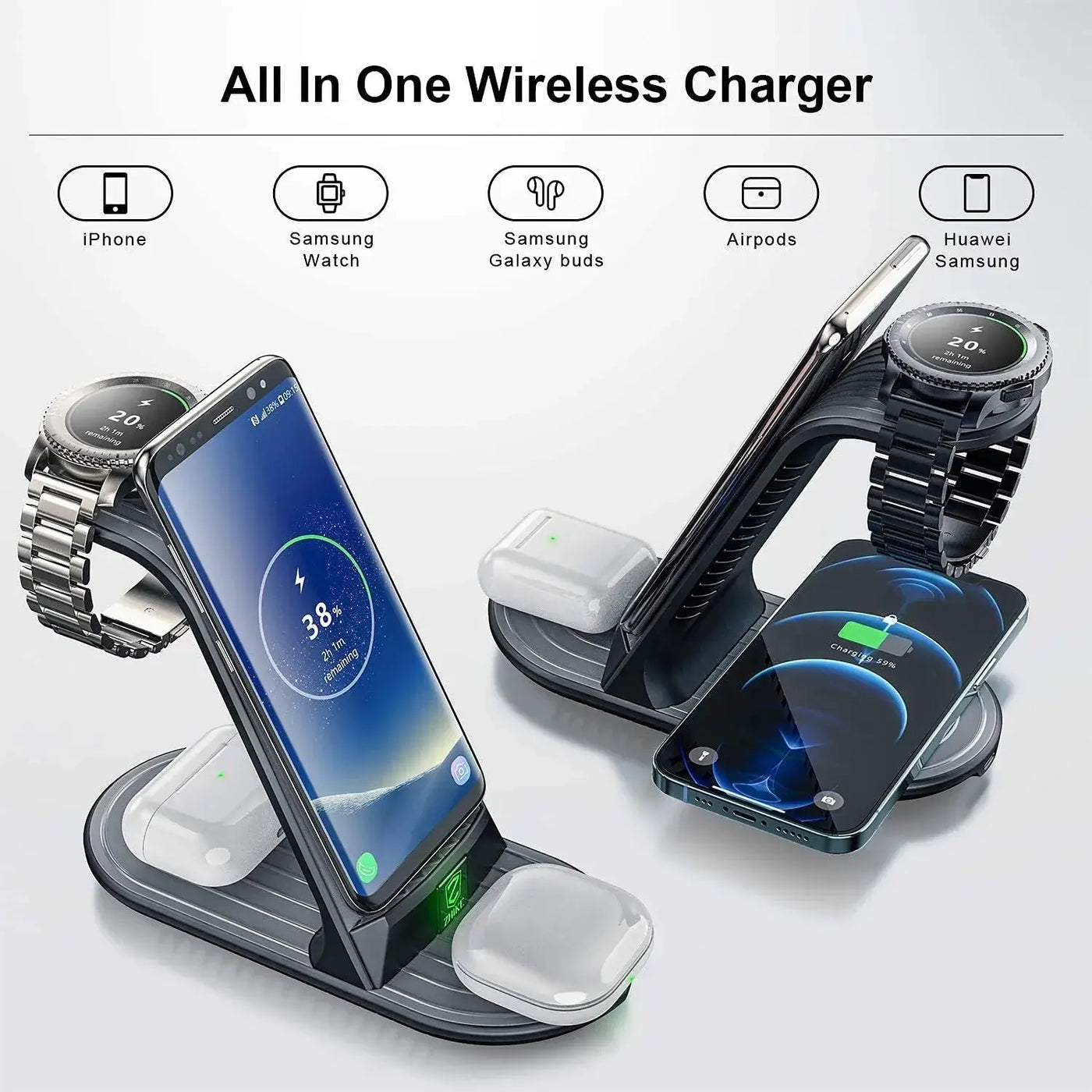 NevoMart 20W Fast Wireless Charger for Galaxy Devices
