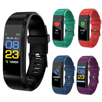 NevoMart Digital Smart Band Smartwatch with Blood Pressure, Heart Rate Monitor, Waterproof Fitness Tracker for Android and iOS