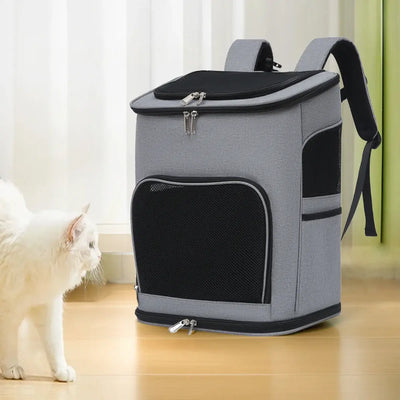 NevoMart Large Capacity Canvas Pet Carrier Backpack