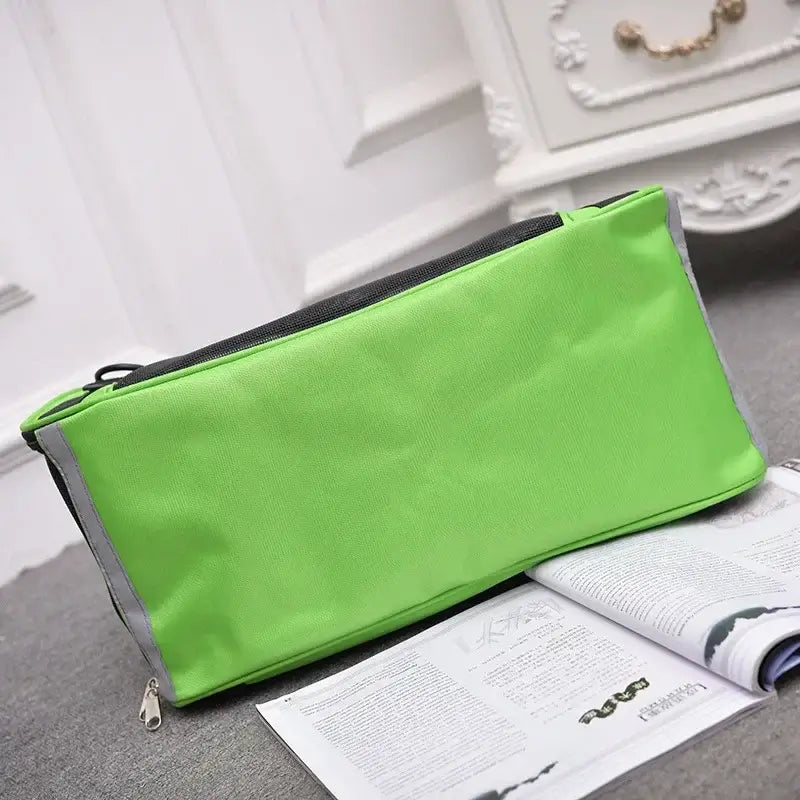 NevoMart Soft-Sided Portable Pet Carrier Bag Pink and Blue for Dogs and Cats