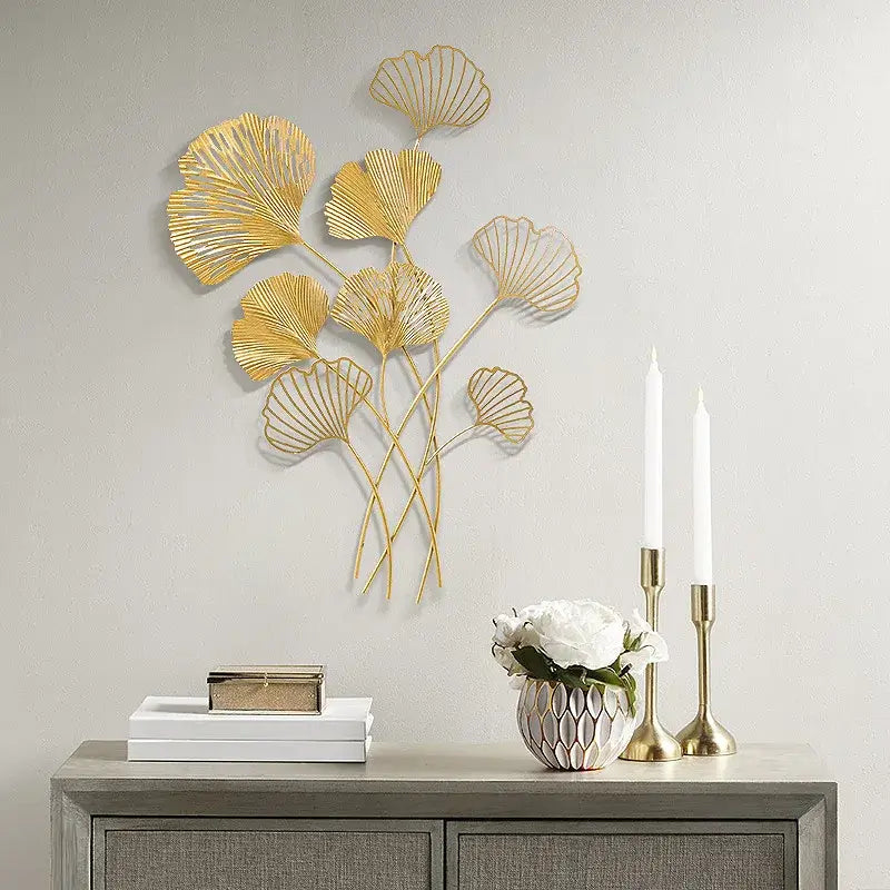 NevoMart Modern Nordic Metal Wall Decor Luxury Living Room Gold Home Accessories