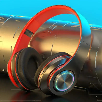 Foldable Bluetooth Headphones with Deep Bass – NevoMart