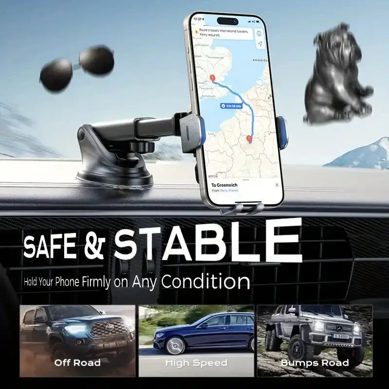 NevoMart 15W Wireless Auto-Clamping Car Charger