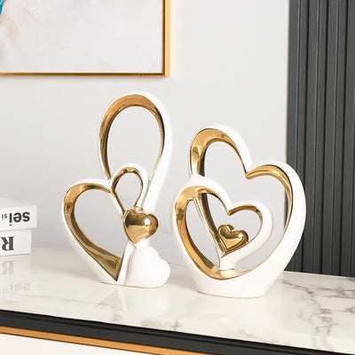 NevoMart Heart-Shaped Modern Minimalist Decor Accent