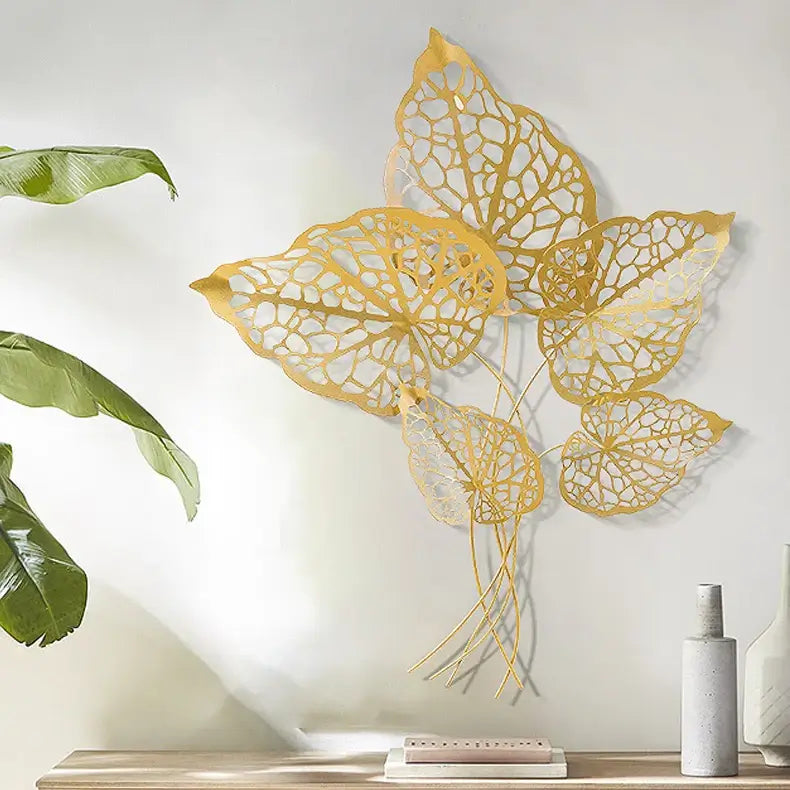 NevoMart Modern Nordic Metal Wall Decor Luxury Living Room Gold Home Accessories