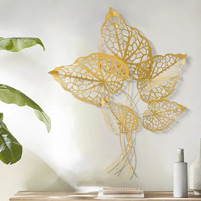 NevoMart Modern Nordic Metal Wall Decor Luxury Living Room Gold Home Accessories