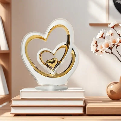 NevoMart Heart-Shaped Modern Minimalist Decor Accent