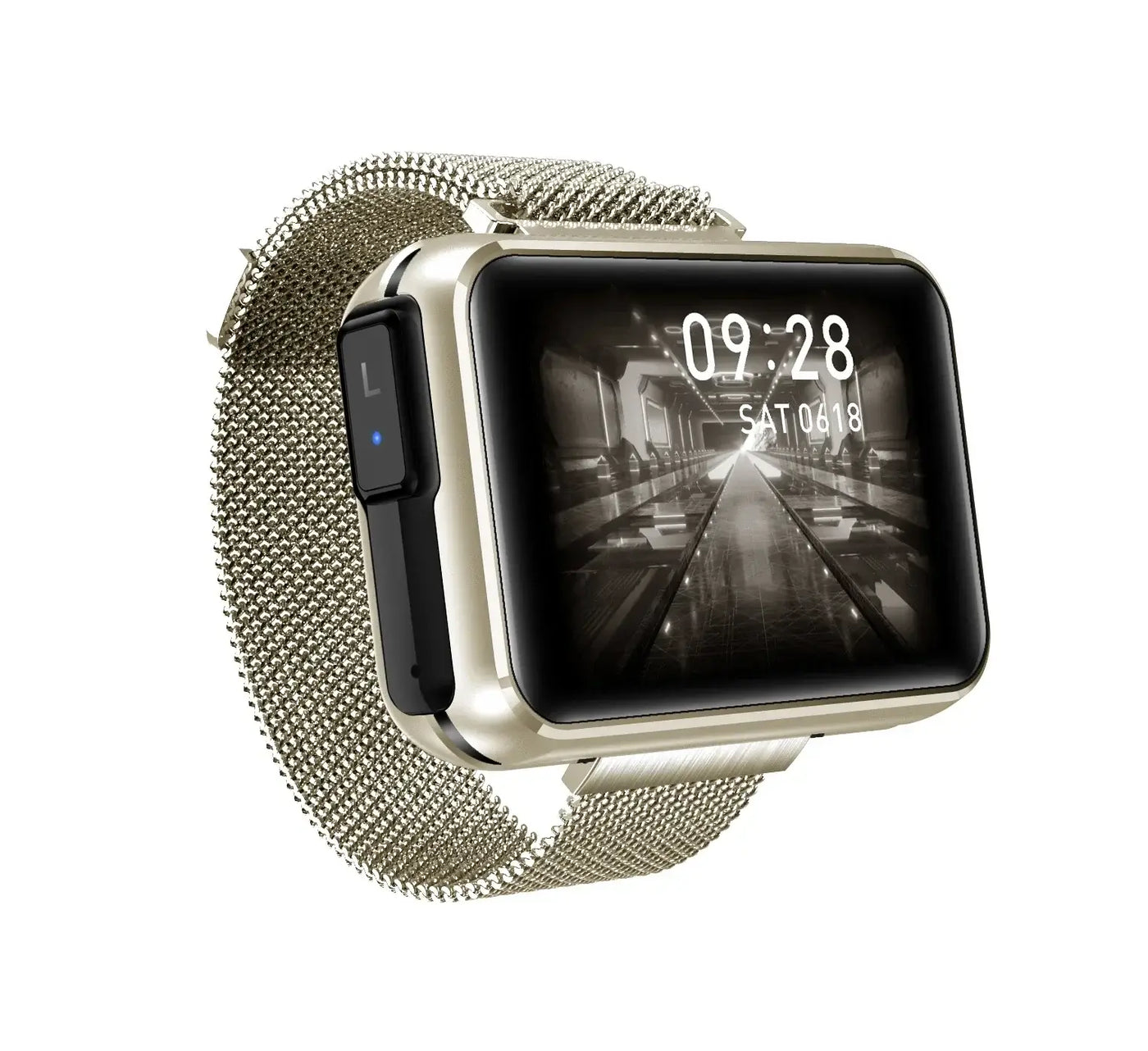 NevoMart T91 Smart Watch 2-in-1 with Wireless TWS Bluetooth Earphones, Fitness Tracker, Music, and Sports Modes