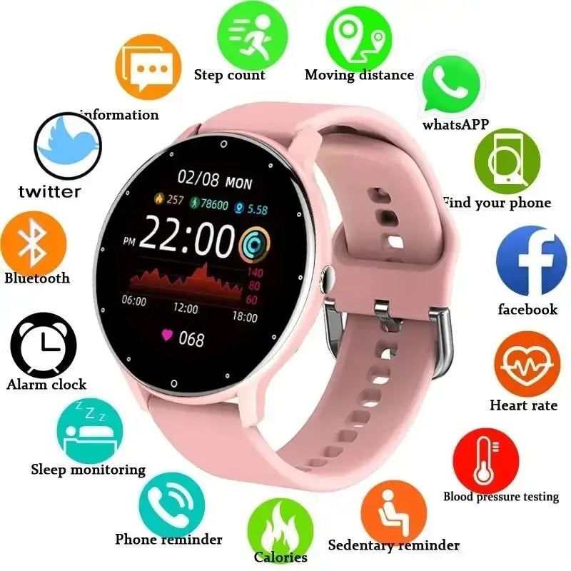 NevoMart LIGE Women Smart Band Smartwatch with Heart Rate Monitor, Weather Forecast, Fitness & Sports Tracking