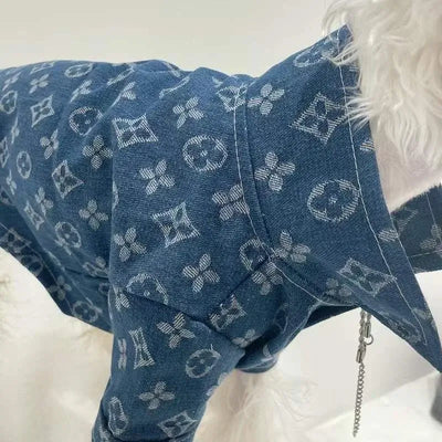 NevoMart Pet Denim Jacket for Dogs and Cats