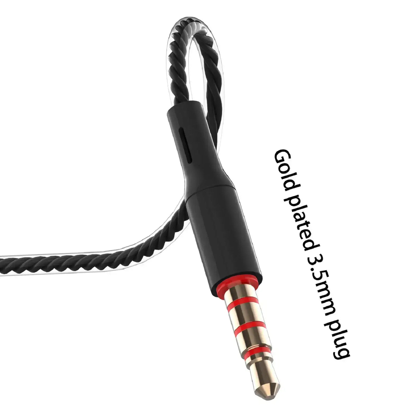 NevoMart 3.5mm Wired In-Ear Headphones with Mic