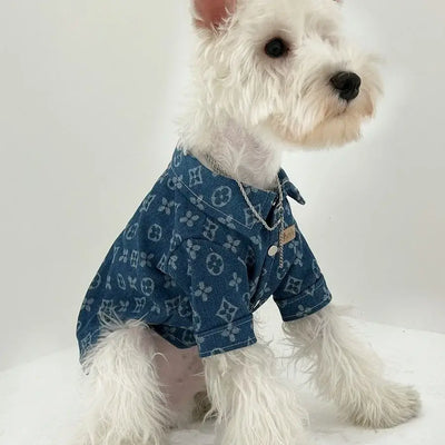 NevoMart Pet Denim Jacket for Dogs and Cats