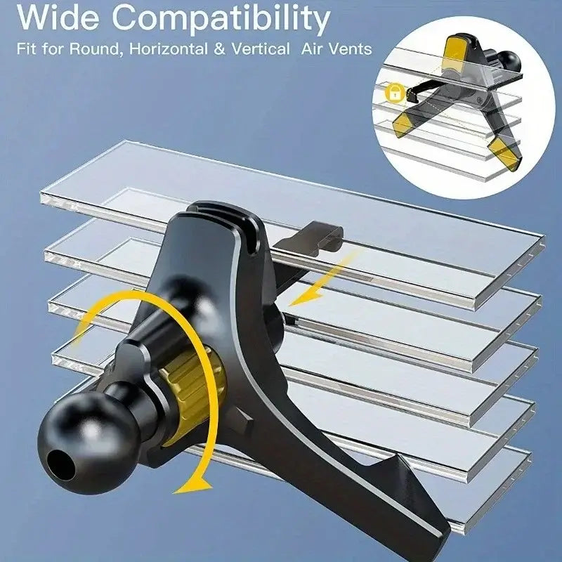 NevoMart Upgrade Car Phone Holder Clip 17mm Ball Head