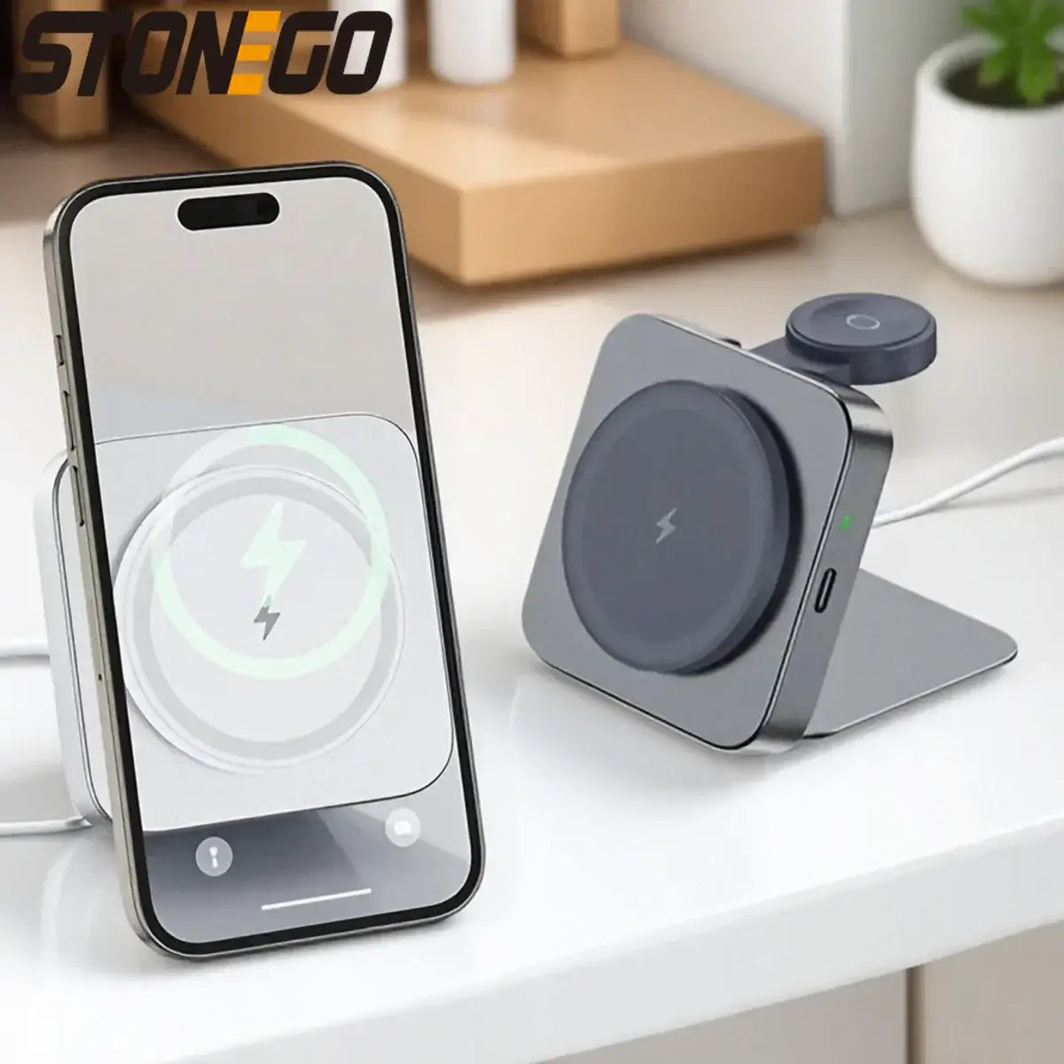 NevoMart Quick 15W Wireless Charging Dock