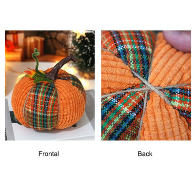 NevoMart Colorful Fabric Pumpkins for Fall Decor