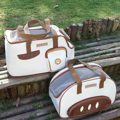 NevoMart Pet Carrier Bag – Handheld & Shoulder Travel Carrier for Small and Medium Pets