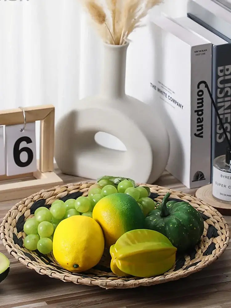 NevoMart Bohemian Handmade Woven Wall Basket Decor Set for Living Room Kitchen Bedroom