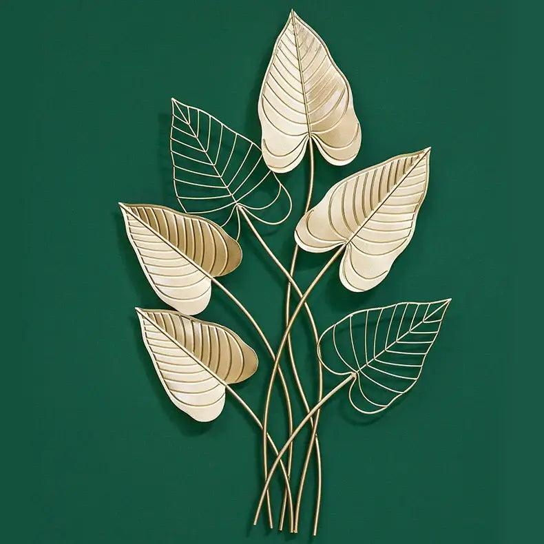 NevoMart Modern Nordic Metal Wall Decor Luxury Living Room Gold Home Accessories