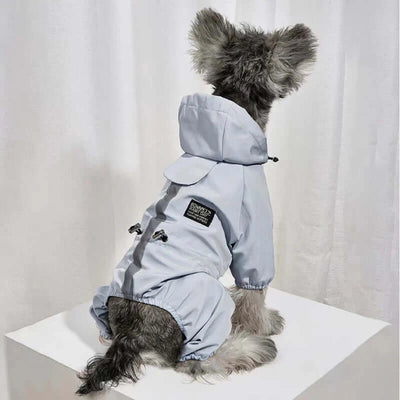 NevoMart Rainproof Reflective Dog Raincoat
