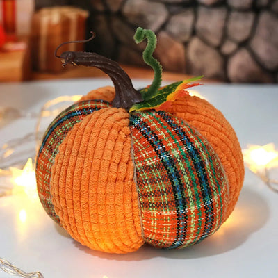 NevoMart Colorful Fabric Pumpkins for Fall Decor