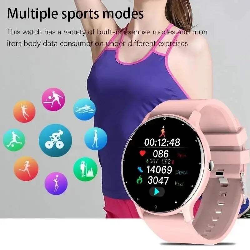 NevoMart LIGE Women Smart Band Smartwatch with Heart Rate Monitor, Weather Forecast, Fitness & Sports Tracking