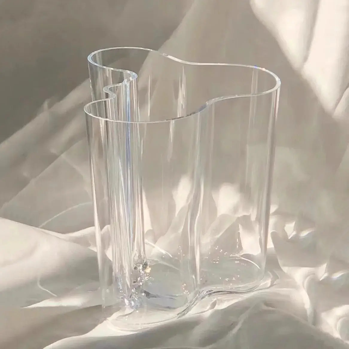 NevoMart Glass Vase for Modern European Home Decor