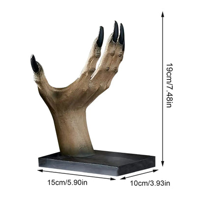 NevoMart Halloween Gothic Monster Hand Bookends