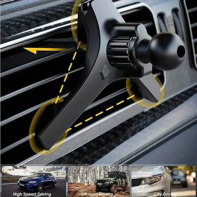 NevoMart Upgrade Car Phone Holder Clip 17mm Ball Head