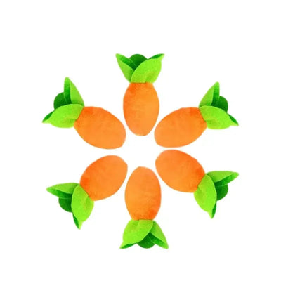 NevoMart Dog Snuffle Mat Plush Carrot Toy Interactive Pet Play Mat