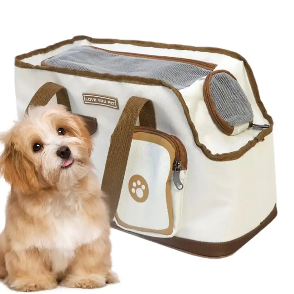 NevoMart Pet Carrier Bag – Handheld & Shoulder Travel Carrier for Small and Medium Pets