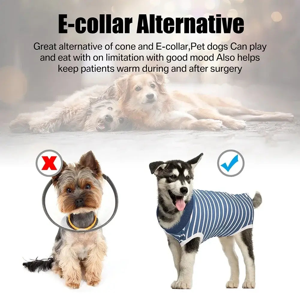 NevoMart Pet Sterilization Surgery Suit Recovery Vest for Dogs and Cats