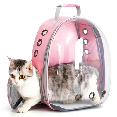 NevoMart Transparent Capsule Pet Carrier Backpack