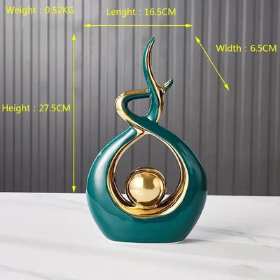 NevoMart Ceramic Feng Shui Figurine for Living Room