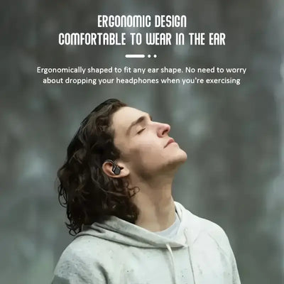 NevoMart Wireless Earphones with LED Screen Case