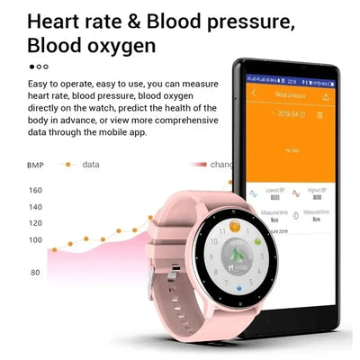NevoMart LIGE Women Smart Band Smartwatch with Heart Rate Monitor, Weather Forecast, Fitness & Sports Tracking