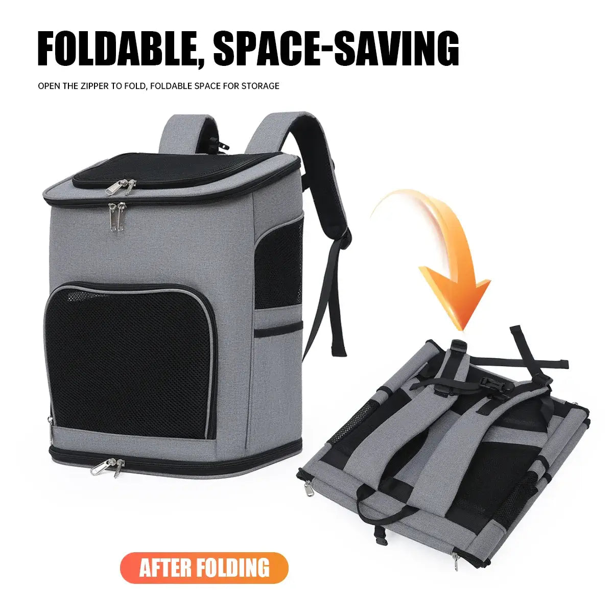 NevoMart Large Capacity Canvas Pet Carrier Backpack