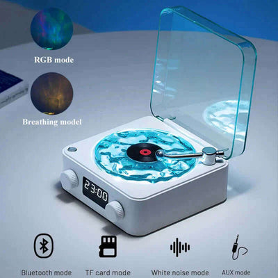 NevoMart Mini Retro White Noise Bluetooth Speaker