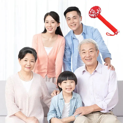 NevoMart Back Knock Massage Tool with Wormwood Mugwort Herbal Filling for Stress Relief and Body Relaxation