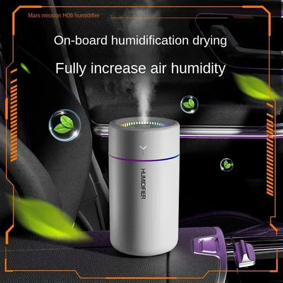 NevoMart 280ml Air Humidifier with Colorful LED Atmosphere Light and Aroma Diffuser for Home, Office, and Car