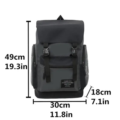 NevoMart trendy large-capacity travel backpack for men, women, and students