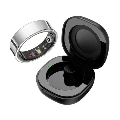 NevoMart R09 Smart Ring with Charging Case for Men and Women