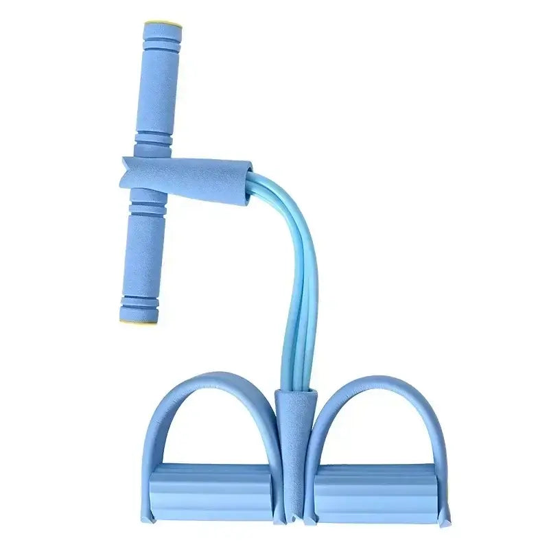 NevoMart Resistance Bands Elastic Pedal Puller with 4 Tubes for Home Fitness, Yoga, Pilates, and Strength Training